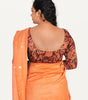 KALAMKARI ROUND NECK FULL HANDS STRECHBLE BLOUSE