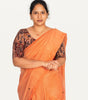 KALAMKARI ROUND NECK 10 INCH HANDS STRECHBLE BLOUSE