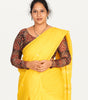 KALAMKARI ROUND NECK FULL HANDS STRECHBLE BLOUSE