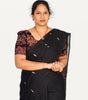 KALAMKARI BUTTA  ROUND NECK 10 INCH HANDS STRECHBLE BLOUSE