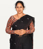 KALAMKARI ROUND NECK FULL HANDS STRECHBLE BLOUSE