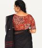 KALAMKARI BOAT NECK OPEN 10 HAND'S STREACHBLE  BLOUSE