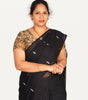 KALAMKARI V NECK SHORT HAND  STRECHBLE BLOUSE