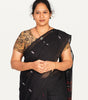 KALAMKARI V NECK SHORT HAND  STRECHBLE BLOUSE