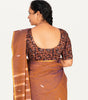 KALAMKARI BUTTA  ROUND NECK 10 INCH HANDS STRECHBLE BLOUSE