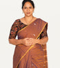 KALAMKARI ROUND NECK 10 INCH HANDS STRECHBLE BLOUSE