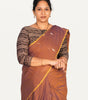 KALAMKARI BOAT NECK OPEN 3/4  HAND'S STREACHBLE  BLOUSE