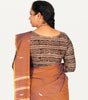 KALAMKARI BOAT NECK OPEN 3/4  HAND'S STREACHBLE  BLOUSE