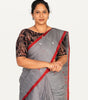 KALAMKARI BOAT NECK OPEN 10 HAND'S STREACHBLE  BLOUSE