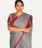 KALAMKARI V NECK 10 INCH HAND  STRECHBLE BLOUSE