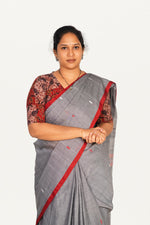 KALAMKARI V NECK 10 INCH HAND  STRECHBLE BLOUSE