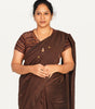KALAMKARI V NECK SHORT HAND  STRECHBLE BLOUSE