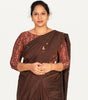 KALAMKARI BOAT NECK OPEN 3/4  HAND'S STREACHBLE  BLOUSE