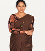 KALAMKARI ROUND NECK FULL HANDS STRECHBLE BLOUSE