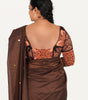 KALAMKARI ROUND NECK FULL HANDS STRECHBLE BLOUSE