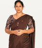 KALAMKARI ROUND NECK 10 INCH HANDS STRECHBLE BLOUSE