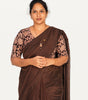 KALAMKARI V NECK 10 INCH HAND  STRECHBLE BLOUSE