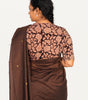 KALAMKARI V NECK 10 INCH HAND  STRECHBLE BLOUSE