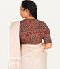KALAMKARI V NECK 10 INCH HAND  STRECHBLE BLOUSE