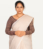 KALAMKARI ROUND NECK FULL HANDS STRECHBLE BLOUSE