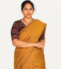 KALAMKARI V NECK 10 INCH HAND  STRECHBLE BLOUSE