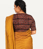 KALAMKARI V NECK 10 INCH HAND  STRECHBLE BLOUSE