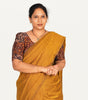KALAMKARI BUTTA  ROUND NECK 10 INCH HANDS STRECHBLE BLOUSE