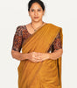KALAMKARI BUTTA  ROUND NECK 10 INCH HANDS STRECHBLE BLOUSE
