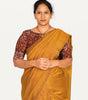 KALAMKARI BOAT NECK OPEN 10 HAND'S STREACHBLE  BLOUSE