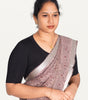 V NECK 10 INCH HAND  STRECHBLE BLOUSE
