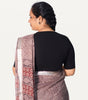 V NECK 10 INCH HAND  STRECHBLE BLOUSE