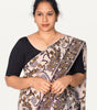 ROUND NECK 10 INCH HANDS STRECHBLE BLOUSE