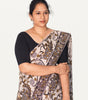 ROUND NECK 10 INCH HANDS STRECHBLE BLOUSE