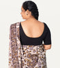 ROUND NECK 10 INCH HANDS STRECHBLE BLOUSE