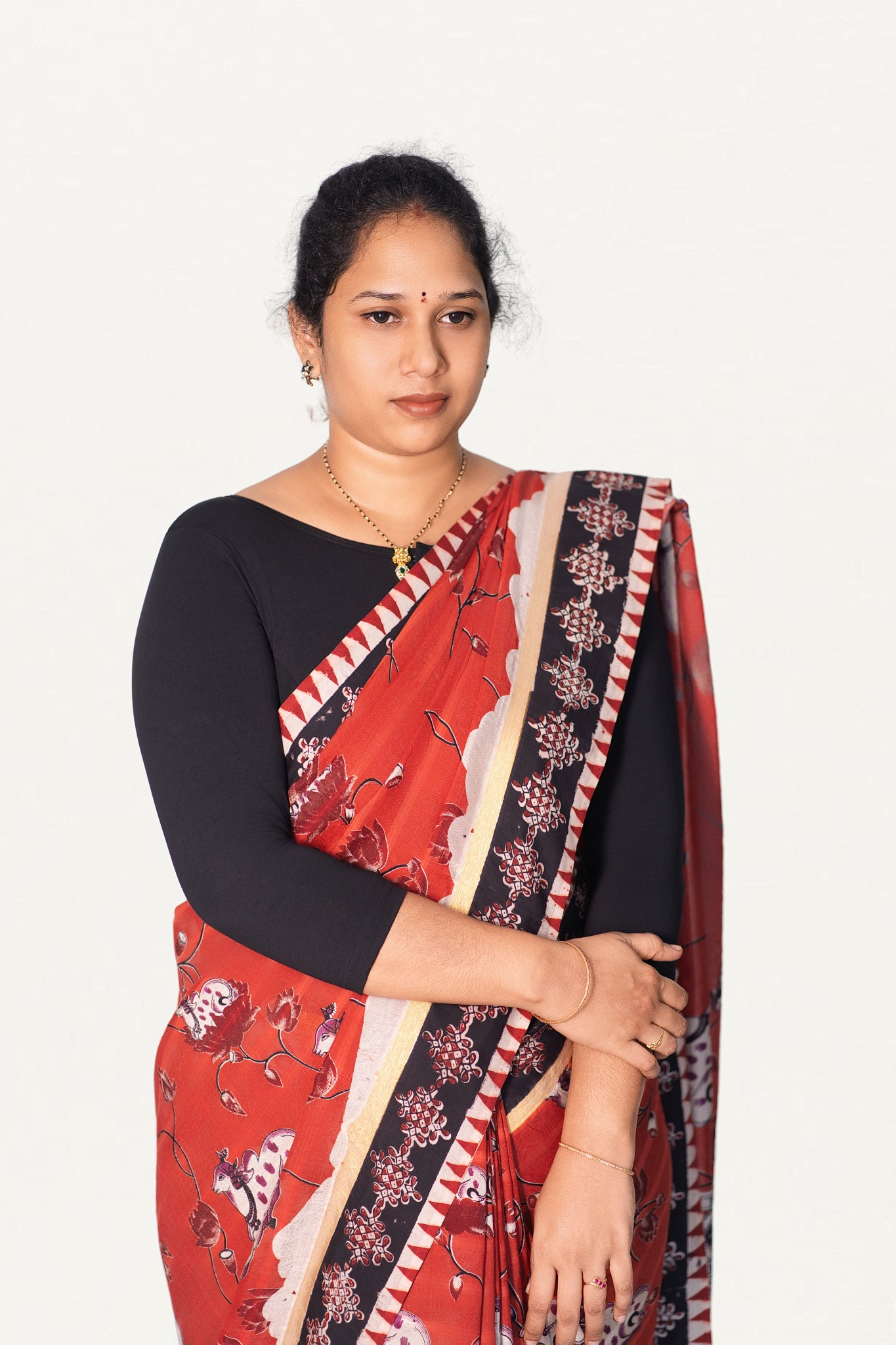 BOAT NECK OPEN 3/4  HAND'S STREACHBLE  BLOUSE