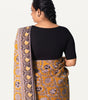 BOAT NECK OPEN 10 HAND'S STREACHBLE  BLOUSE