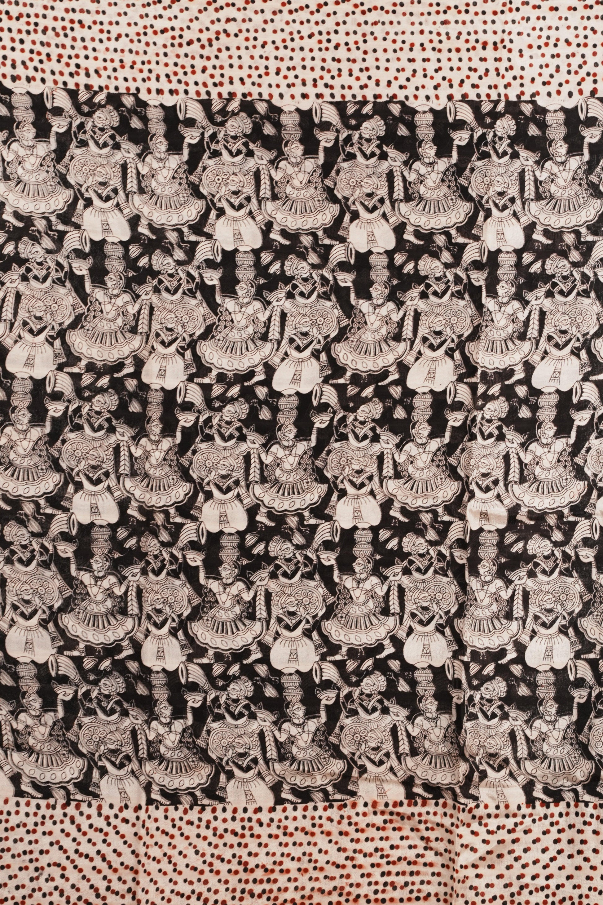 kalamkari Uppada Silk Missing Thread Saree - Manav Kalamkari